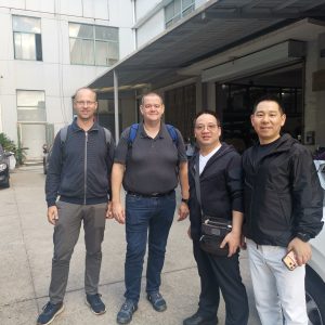 Travel with German clients to visit their suppliers, Nantong